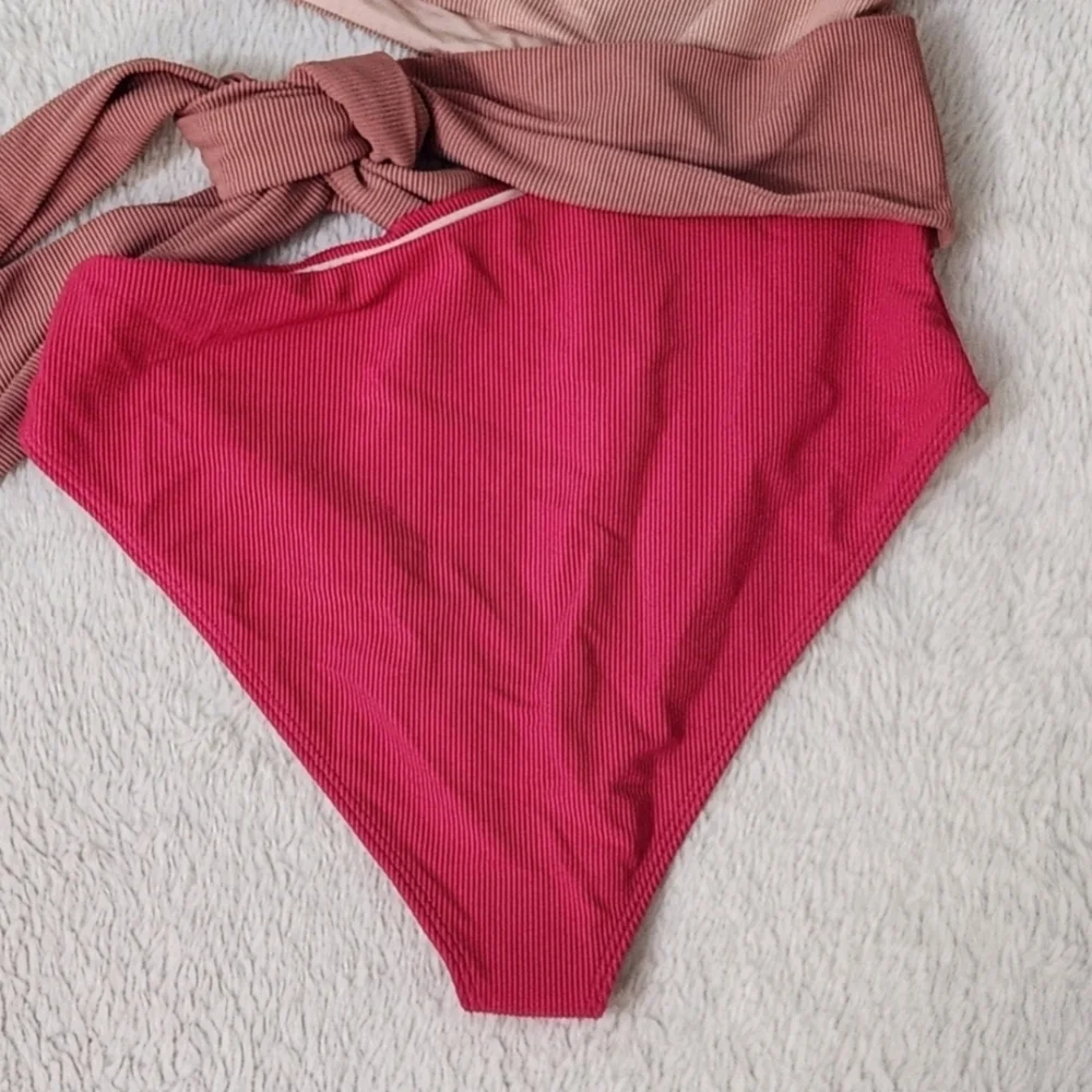 New!Beach Riot Claire One‎ Piece Ribbed Swimsuit